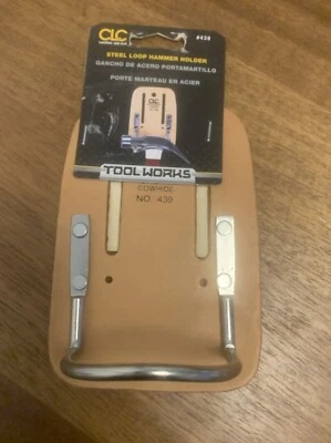 CLC HAMMER HOLDER STEEL LOOP. STEEL CRADLE HOLDS HAMMER SNUG! 439 - Image 1 of 2