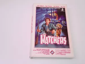 Watchers 1988 Uncut VHS German PAL UFA Video Michael Ironside Jon Hess - Bild 1 von 5