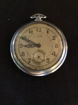 montre gousset ancienne art deco chronometre ELCE - Photo 1/4
