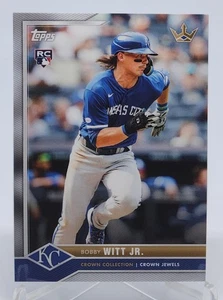 2022 Topps X Crown Collection Bobby Witt Jr Crown Jewels RC ROOKIE #7 Royals - Bild 1 von 2