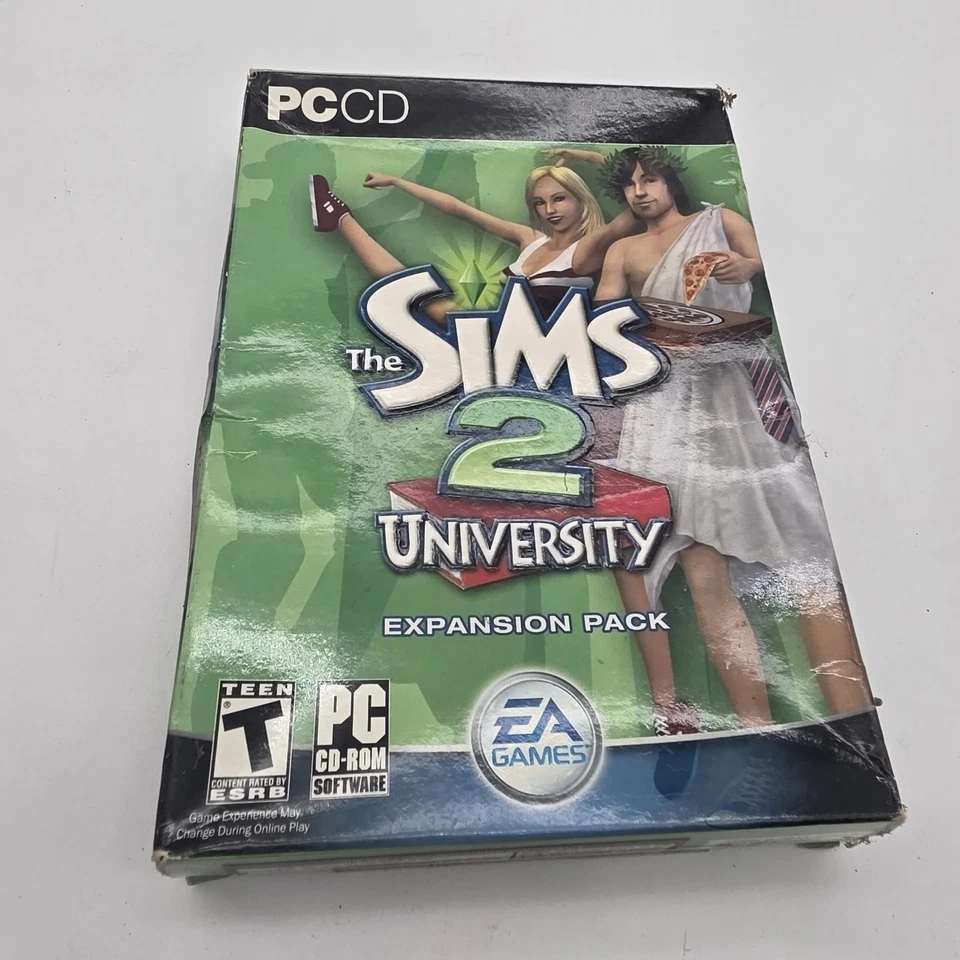 The Sims 2 University PC Game Expansion Pack 2005 Sealed Game Box - Image 1 of 4