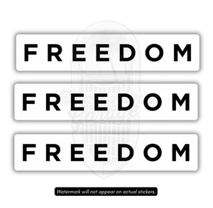 X3 Charlie Kirk 6” FREEDOM Sticker Decal Turning Point USA United States Trump - Picture 1 of 2