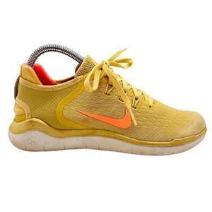 Nike Free RN 2018 Laufen Sneaker Schuhe Sommer Zitrone Waschung Gelb Damengröße 8 - Bild 1 von 9