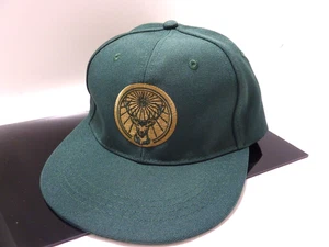 Jagermeister Hat Cap GREEN Snapback Gold Logo One Size NEW - Picture 1 of 5