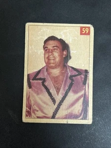 1954-55 Parkhurst Wrestling, #59, Roberto Pico, Hopalong Cassidy Premium Back - Imagen 1 de 2