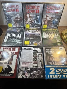 Lot Of 10 DVDs On World War 2 II New Sealed - Picture 1 of 11