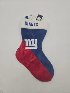 New York Giants Forever Collectibles Basic Christmas Stocking Blue/Red NWT NFL - Picture 1 of 2