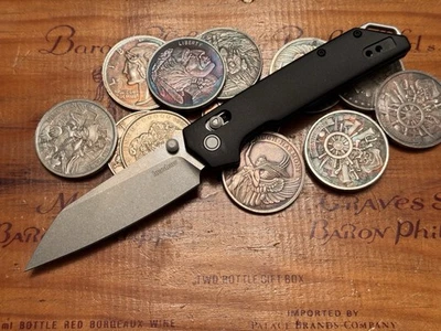 Cuchillo Plegable Kershaw Iridium Herramienta 3" D2 Hoja de Acero al Carbono Reverso Tanto Foto 1 de 4