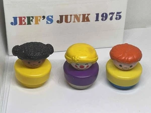 Lotto figurine stile grosso Little People Fisher Price lotto anni 90 - Foto 1 di 6