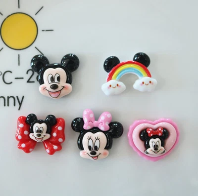 20Pcs Mixed Resin Cartoon Mouse Bowknots Flatback Buttons for Crafts DIY Decor - Image 1 of 4