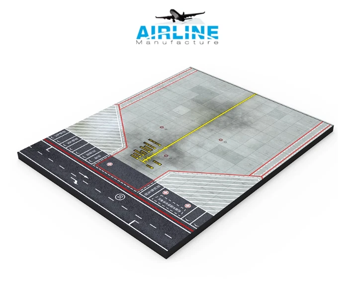1: 200 Airport Apron Scene Platform Model with Aging - Image 1 of 1