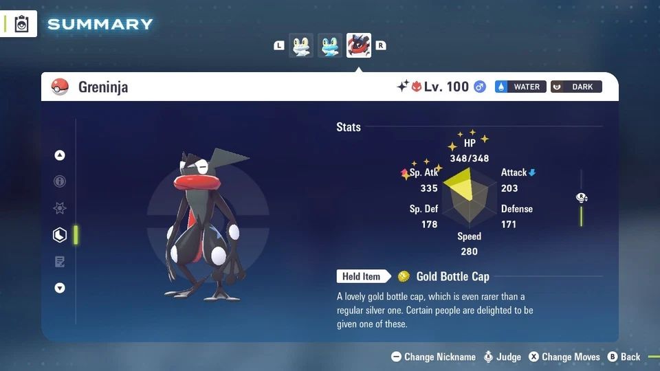 Pokémon Legends: Z-A Shiny Greninja 6iv ✨Max EV✨ALPHA - Image 1 of 1