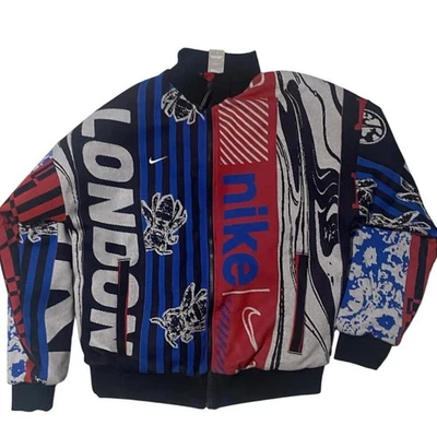 Nike Blue Therma Fit Culture of Football International Full Zip Jacket Sz Medium - Image 1 of 4