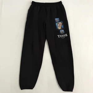 Vtg 90s Disney Tigger USA Made Joggers Sweat Pants Women L Drawstring Athleisure - Picture 1 of 10