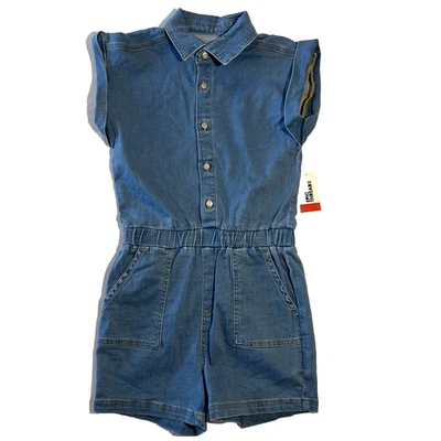 Mameluco Epic Threads Niñas Talla 14 Cassia Denim Azul Precio de venta sugerido por el fabricante 48 USD Foto 1 de 3