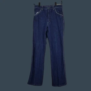 Pantalones de mezclilla Lee vintage de talle alto con bolsillos traseros bordados y cremallera mosca - Imagen 1 de 10