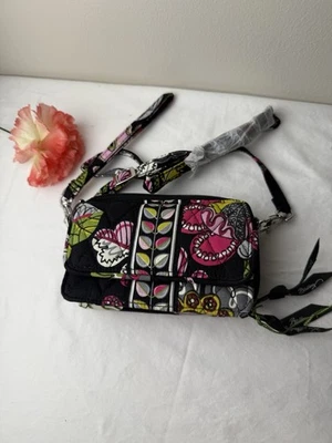 Vera Bradley Moon Blooms All-In-One Crossbody Wallet  NWOT Purse Retired - Image 1 of 4