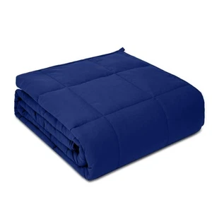 Weighted Blanket Queen Size NavyBlue 60''x80''x20lbs Weighted Blankets for Ad... - Picture 1 of 7