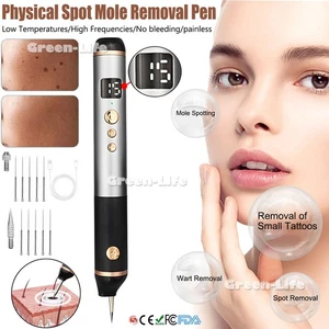 Black Spot Wart Removal Plasma Pen Skin Label Remover Laser Tattoo Mole Freckle - Foto 1 di 15
