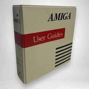 1985 Commodore Amiga User Guides Binder Introduction Basic Textcraft Graphicraft - Picture 1 of 8