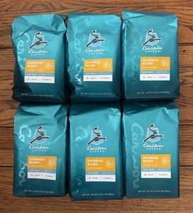 6 paquetes de 20 oz Caribou DAYBREAK MORNING BLEND café molido tostado ligero 19/07/25 - Imagen 1 de 4