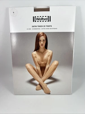 Wolford Satin Touch 20 Tights Shimmering Size S “Honey” - Image 1 of 2
