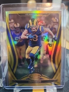 2020 CERTIFIED COOPER KUPP MIRROR GOLD #41 1/25 L.A RAMS SEAHAWKS BOOKEND 1 OF 1 - Picture 1 of 3