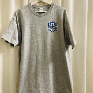Port & Company Gray Rocklin Youth Soccer Club XL T-Shirt - Picture 1 of 4