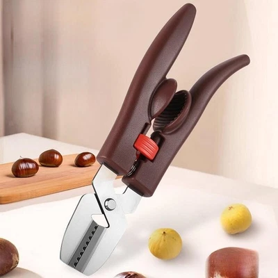 Chestnuts Shell Opener Comfortable Handle Kitchen Gadgets Nut Sheller Pliers - Image 1 of 4