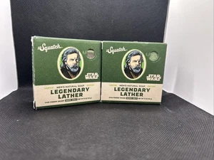 2 Dr. Squatch Star Wars Legendary Lather Soap Zero Grit Luke Skywalker - Picture 1 of 5
