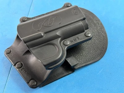 MINT Fobus Kimber KM3 RH IWB Right Handed Black Paddle Handgun Pistol Holster - Image 1 of 4