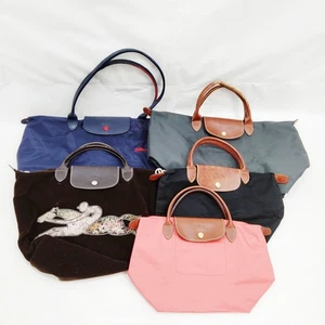 Longchamp Hand Bag 5 set Pink Nylon 4603441 - Imagen 1 de 11