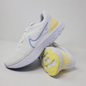 Nike React Infinity Run Flyknit 3 Women's Size 7 White Light Marine DD3024-100 - Picture 1 of 11