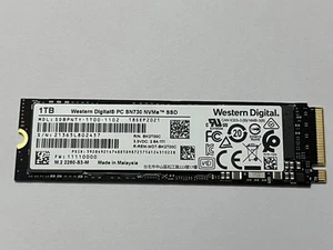Western Digital PC SN730 SDBPNTY-1T00-1102 1 To SSD M.2 2280 NVMe PCIe 3,0 x4 - Photo 1/1