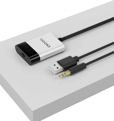 Bluetooth 5.0 aptX-HD Adapter with Y Cable Compatible with BMW CCC/CIC Systems - Image 1 of 4