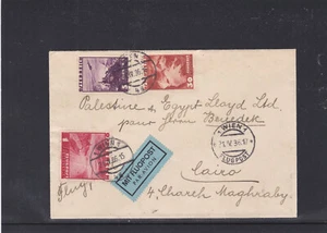 TOP frankierte Flugpost Wien - Kairo ECHT gel. 21.IV.36 - Bild 1 von 3