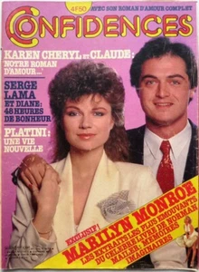 Mag 1982: Karen Cheryl_Marilyn Monroe_Michel Platini_ Serge Lama _Jack Lantier - Bild 1 von 8