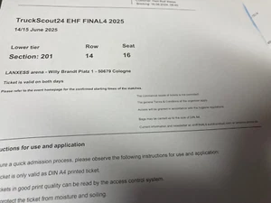 tickets handball - Bild 1 von 1