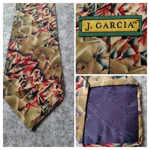 Jerry J. Garcia Collection #4 100% silk Stonehenge Greatful Dead Artwork - Picture 1 of 8