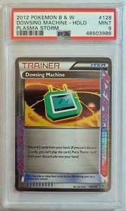 Pokémon DOWSING MACHINE Trainer 128/135 Holo Ultra Rare Plasma Storm PSA 9 🍒 - Picture 1 of 4