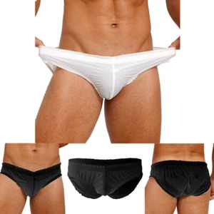 Herren Sexy Spitze Bikini Low Rise Boxer Slips Pouch Unterwäsche Bademode Trunks - Picture 1 of 70