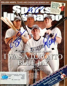 Reed Johnson, Frank Catalanotto & Vernon Wells autographed Sports Illustrated - Picture 1 of 1
