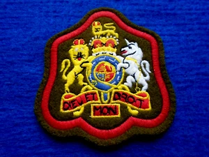 BRITISH REGIMENTAL SERGEANT MAJOR, ROYAL ARTILLERY EMBROIDERED RANK BADGE - Picture 1 of 2