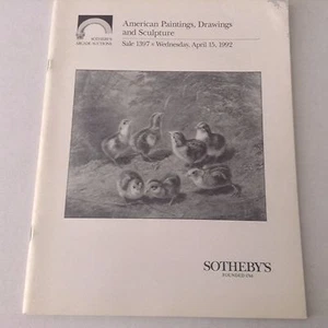 Sotheby's Art Catalog Paintings, Drawings, Sculptures April 15, 1992 060917nonrh - Picture 1 of 1