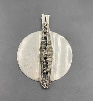 Pendente Relo Modernista In Argento Sterling 925 Anni '70 Vintage - Immagine 1 di 4