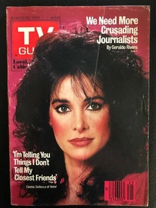 1984 June Original TV GUIDE 'HOTEL' Connie SELLECCA Western Wash St Ed NL - Picture 1 of 2