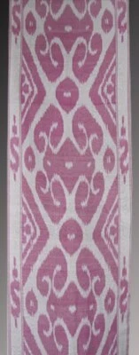 11 Yard HAND MADE UZBEK Natural SILK IKAT ADRAS FABRIC #8726 - Image 1 of 4