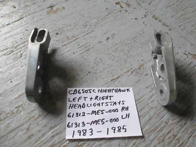  Honda CB650SC Nighthawk  headlight stays , 61312-ME5-000 / 61313-ME5-000 - Image 1 of 4