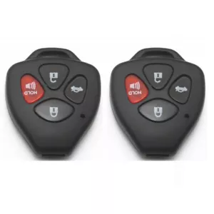 2PCS Remote Key Shell fit for Toyota Camry Matrix Venza Yaris 4Bt Smart Key Case - Picture 1 of 5