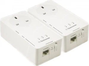 Technomate 1200 Mbps Gigabit Homeplug Powerline Ethernet Adapter Set - Foto 1 di 1